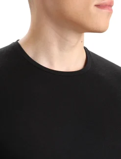 Sale Icebreaker Merino Anatomica Langarmshirt Herren Black