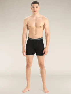 Flash Sale Icebreaker Merino Anatomica Lange Boxershorts Herren Black