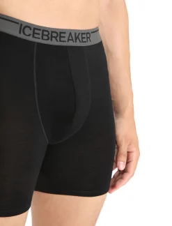 Flash Sale Icebreaker Merino Anatomica Lange Boxershorts Herren Black