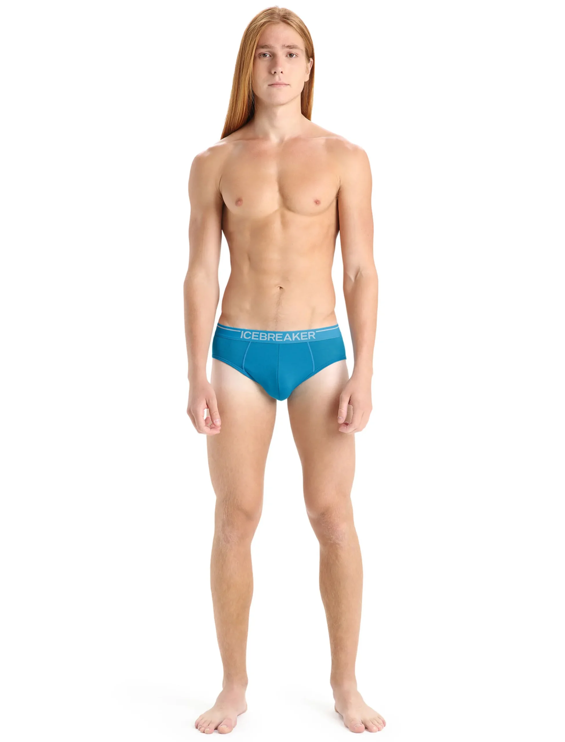 Sale Icebreaker Merino Anatomica Slip Herren Geo Blue