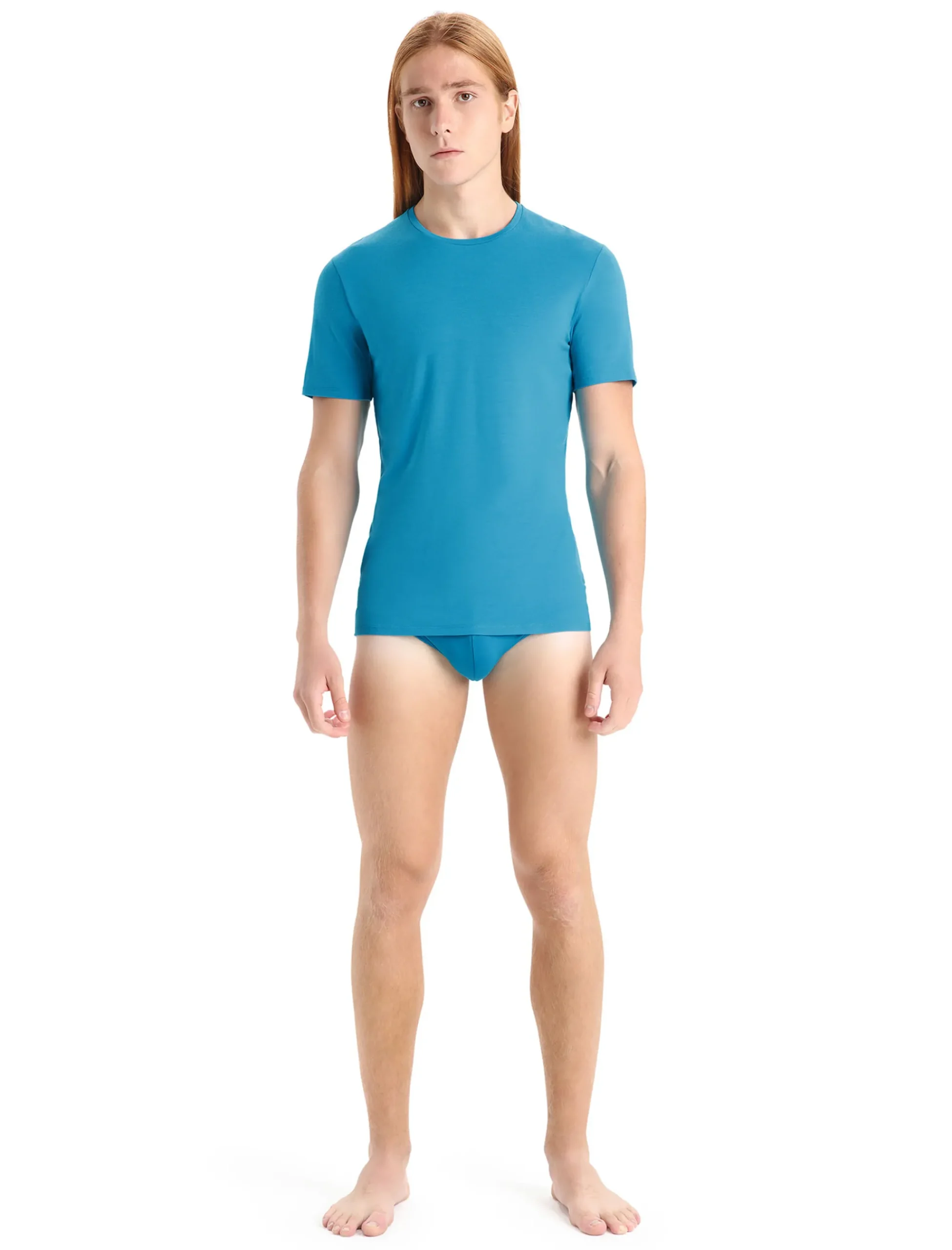 Sale Icebreaker Merino Anatomica Slip Herren Geo Blue