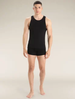 Cheap Icebreaker Merino Anatomica Tanktop Herren Black