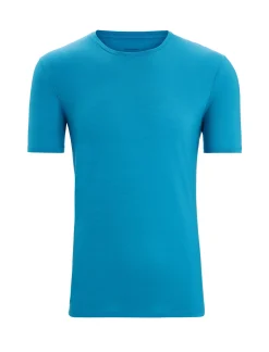 Clearance Icebreaker Merino Anatomica T-Shirt Herren Geo Blue