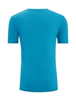 Clearance Icebreaker Merino Anatomica T-Shirt Herren Geo Blue