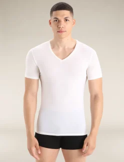 Online Icebreaker Merino Anatomica T-Shirt Mit V-Ausschnitt Herren Snow