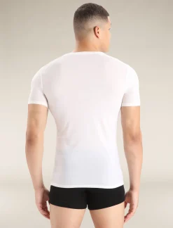 Online Icebreaker Merino Anatomica T-Shirt Mit V-Ausschnitt Herren Snow