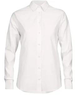 Sale Icebreaker Merino Berlin Langarmhemd Damen Snow