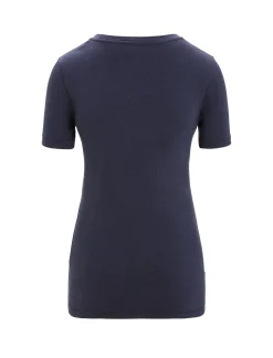 Discount Icebreaker Merino Central Classic T-Shirt St Anton Damen Midnight Navy