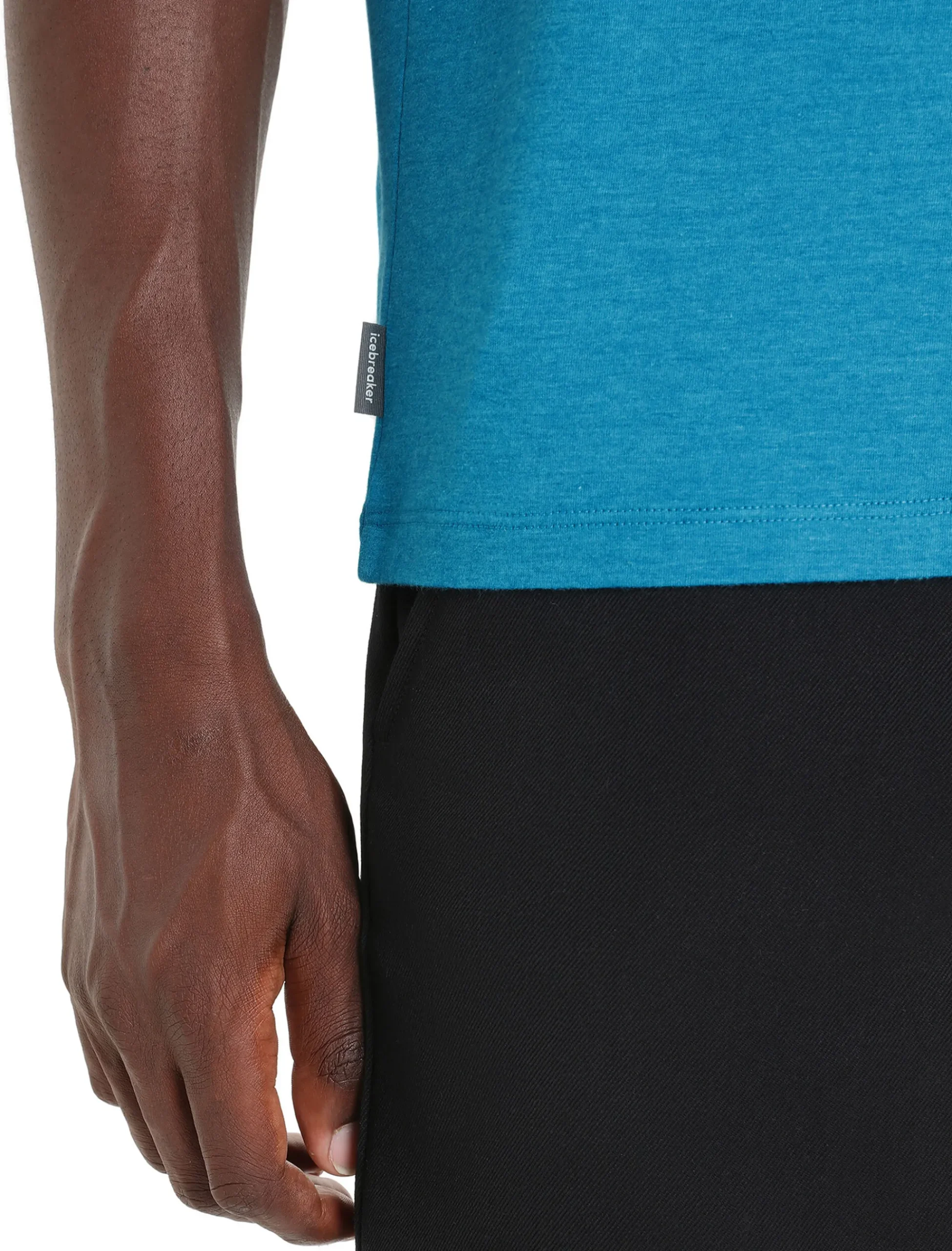 Clearance Icebreaker Merino Central Classic T-Shirt Otter Paddle Herren Geo Blue