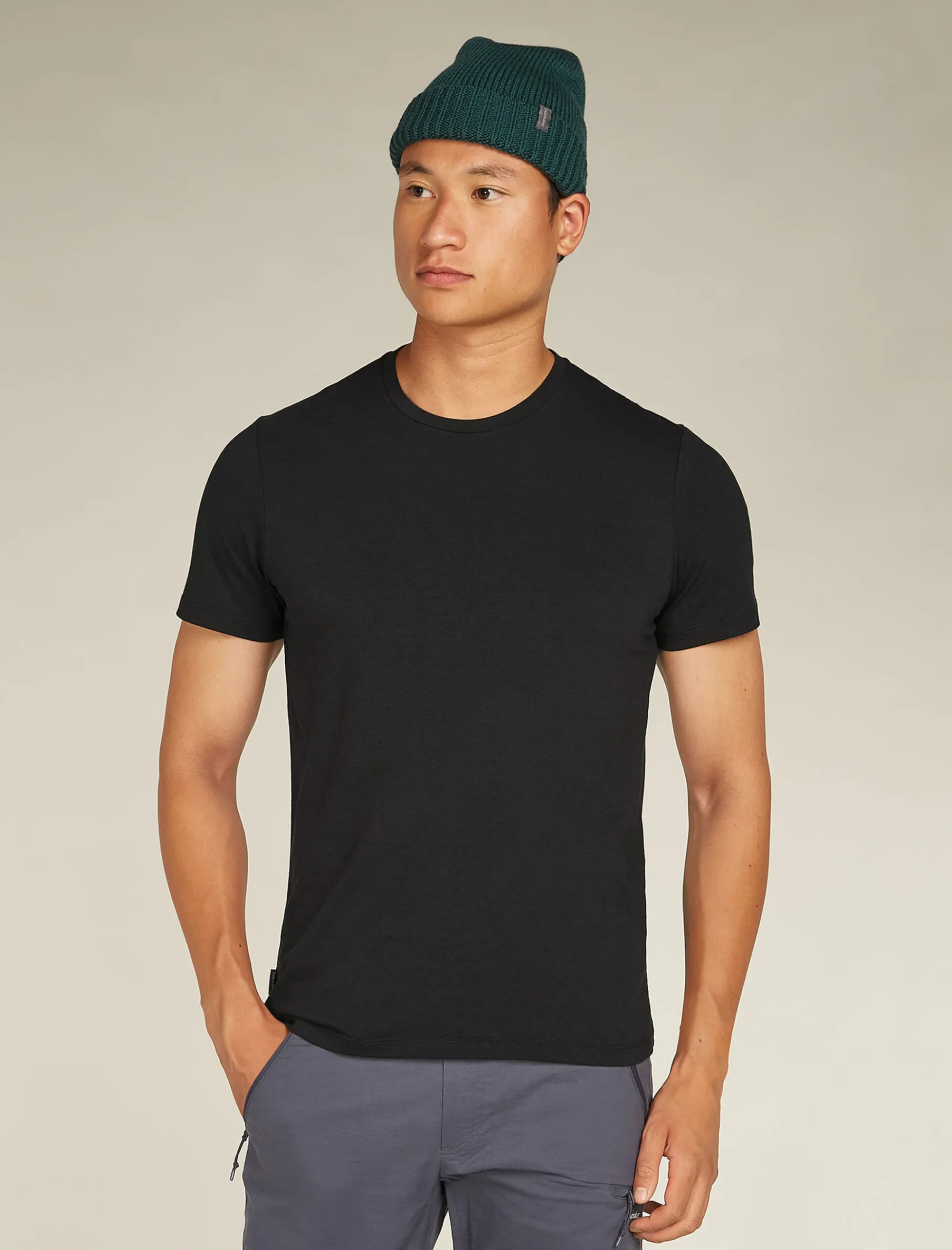 Cheap Icebreaker Merino Central Classic T-Shirt Herren Black
