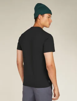 Cheap Icebreaker Merino Central Classic T-Shirt Herren Black