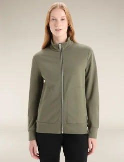 Fashion Icebreaker Merino Central Classic Zip-Jacke Damen Loden
