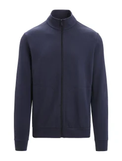 Fashion Icebreaker Merino Central Classic Zip-Jacke Herren Midnight Navy