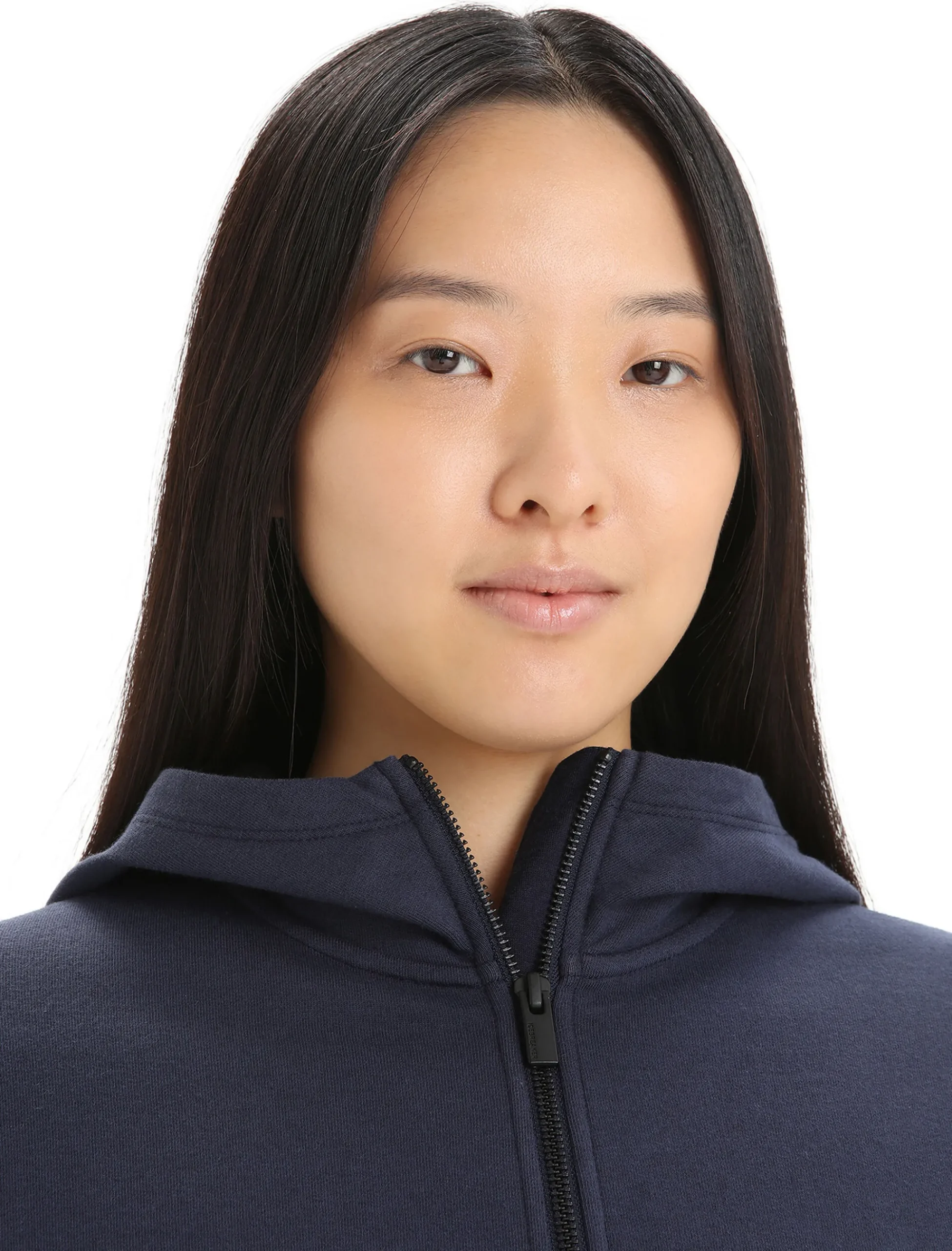 Best Sale Icebreaker Merino Central Classic Zip-Hoodie Damen Midnight Navy