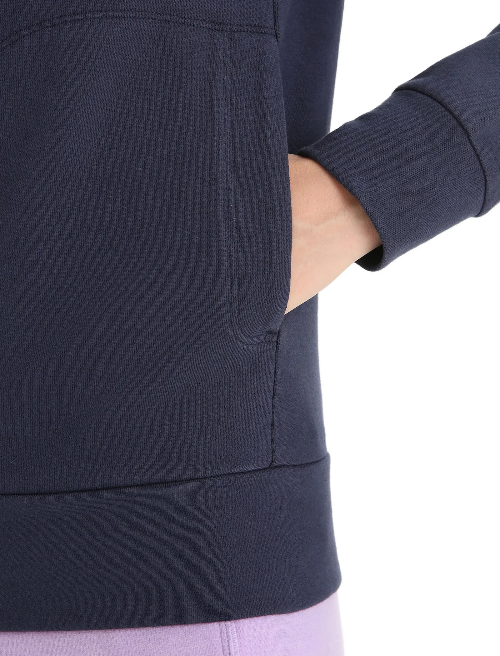 Best Sale Icebreaker Merino Central Classic Zip-Hoodie Damen Midnight Navy