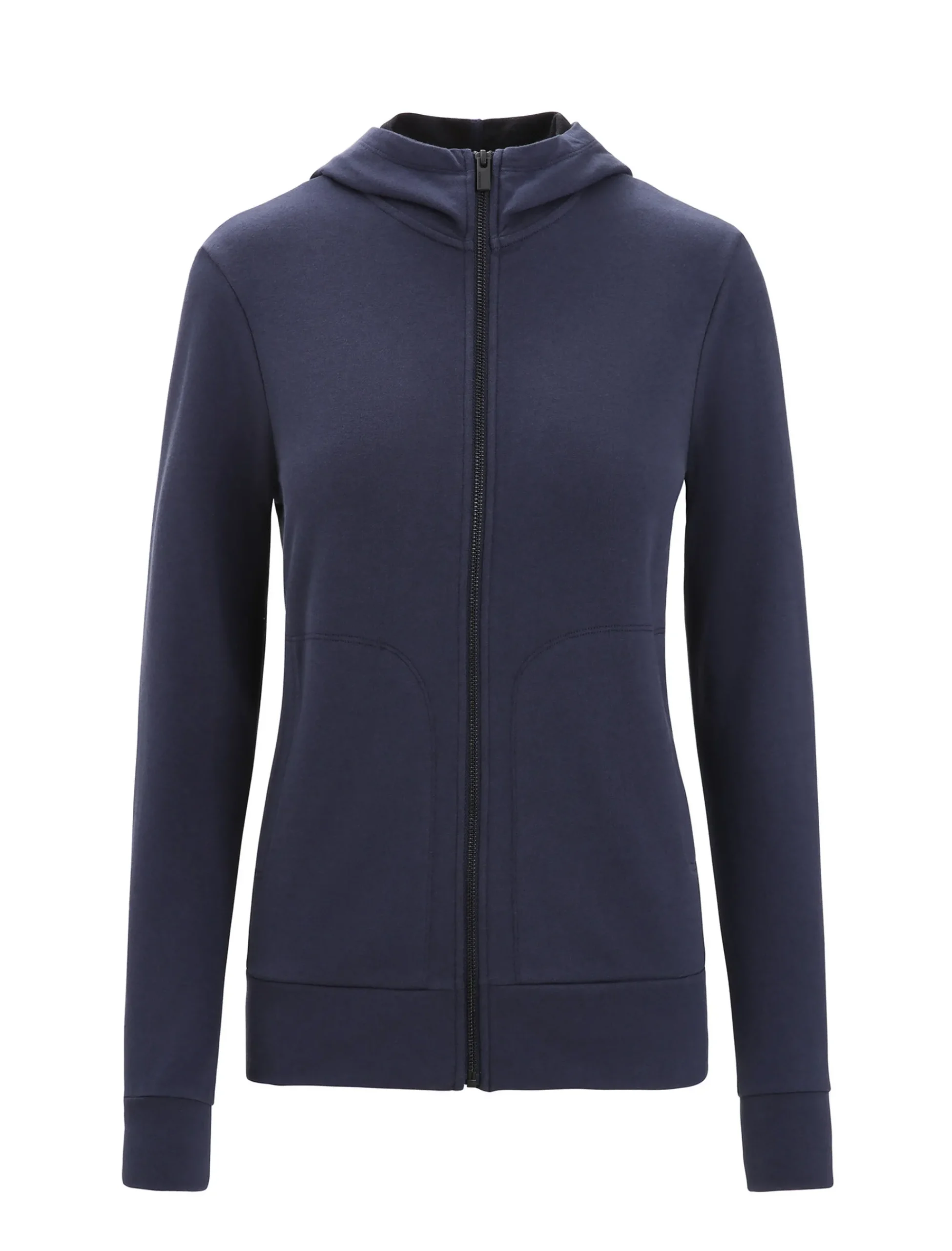 Best Sale Icebreaker Merino Central Classic Zip-Hoodie Damen Midnight Navy