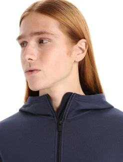 Flash Sale Icebreaker Merino Central Classic Zip-Hoodie Herren Midnight Navy