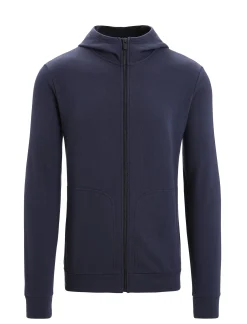 Flash Sale Icebreaker Merino Central Classic Zip-Hoodie Herren Midnight Navy