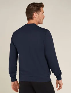 Best Sale Icebreaker Merino Central Ii Sweatshirt Herren Midnight Navy