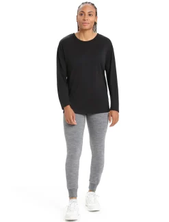 Cheap Icebreaker Merino Crush Hose Damen Gritstone Heather