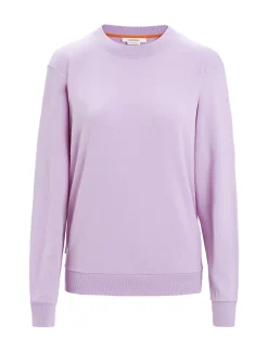 New Icebreaker Merino Crush Sweatshirt Damen Purple Gaze