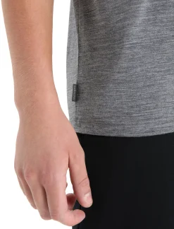 Best Icebreaker Merino Drayden Polohemd Herren Gritstone Heather