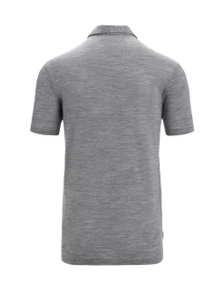 Best Icebreaker Merino Drayden Polohemd Herren Gritstone Heather