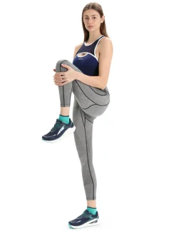 Best Sale Icebreaker Merino Fastray High Rise Tights Gridlines Damen Metro Heather/Black