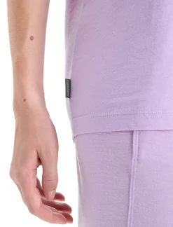 Cheap Icebreaker Merino Granary T-Shirt Damen Purple Gaze