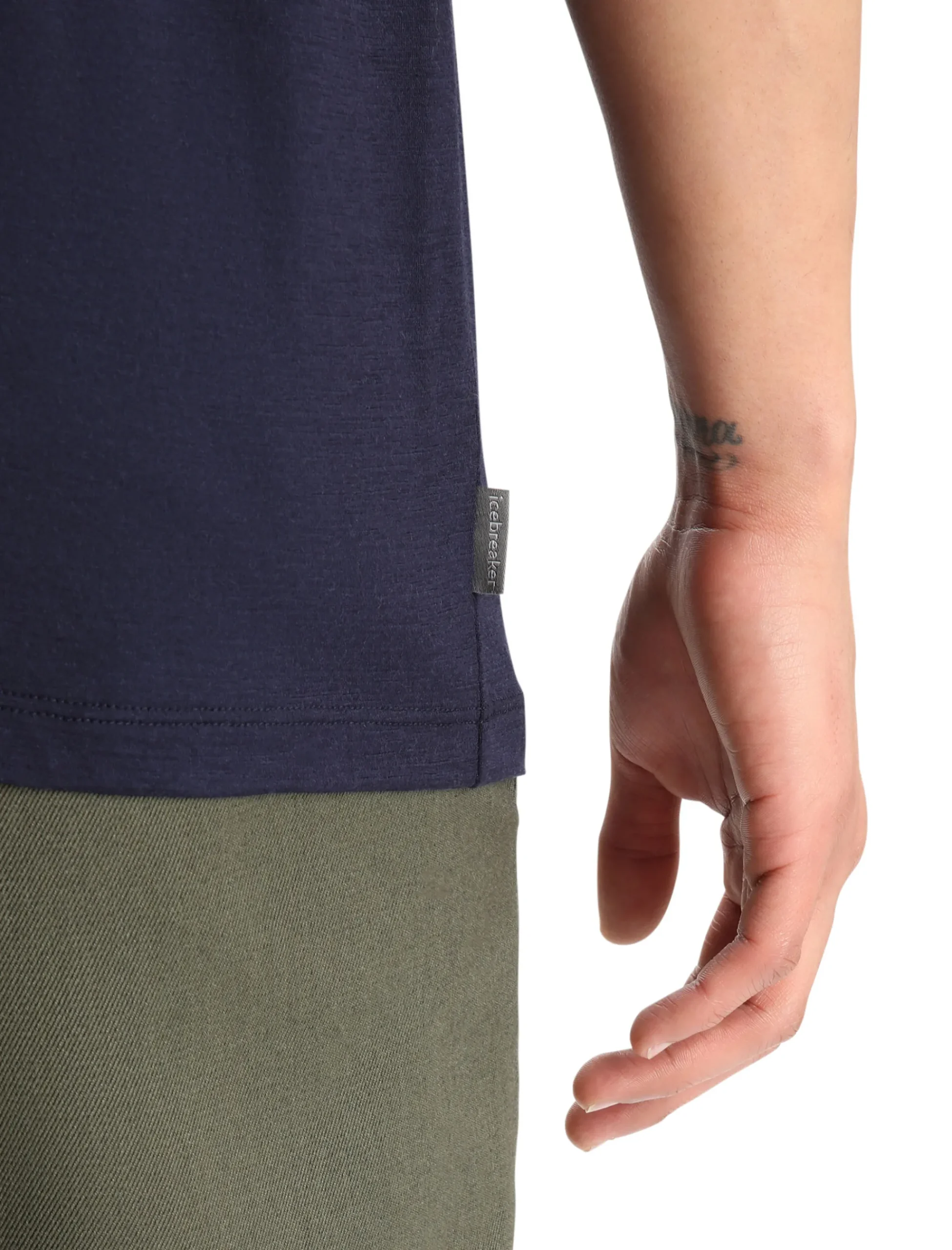 Discount Icebreaker Merino Granary T-Shirt Mit Brusttasche Herren Midnight Navy