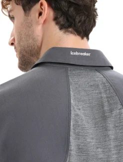 Best Icebreaker Merino Hike Langarmshirt Herren Monsoon/Gritstone Heather