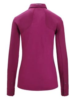 Shop Icebreaker Merino Hike Langarmshirt Damen Go Berry