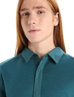 Shop Icebreaker Merino Hike Langarmshirt Herren Green Glory