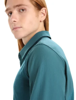 Shop Icebreaker Merino Hike Langarmshirt Herren Green Glory