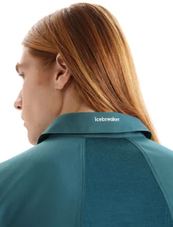 Shop Icebreaker Merino Hike Langarmshirt Herren Green Glory