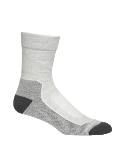 Clearance Icebreaker Merino Hike+ Light Socken Crew Damen Blizzard Heather