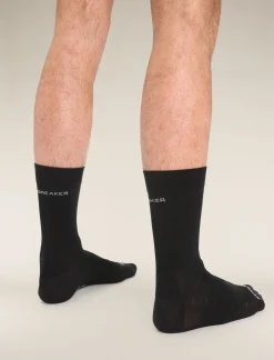 Best Sale Icebreaker Merino Hike Liner-Socken Crew Herren Black