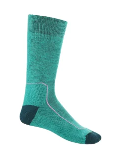 Online Icebreaker Merino Hike+ Medium Socken Crew Damen Fresh/Green Glory
