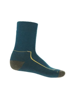 Cheap Icebreaker Merino Hike+ Medium Socken Crew Herren Green Glory/Loden