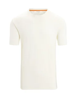 Cheap Icebreaker Merino Leinen T-Shirt Herren Chalk