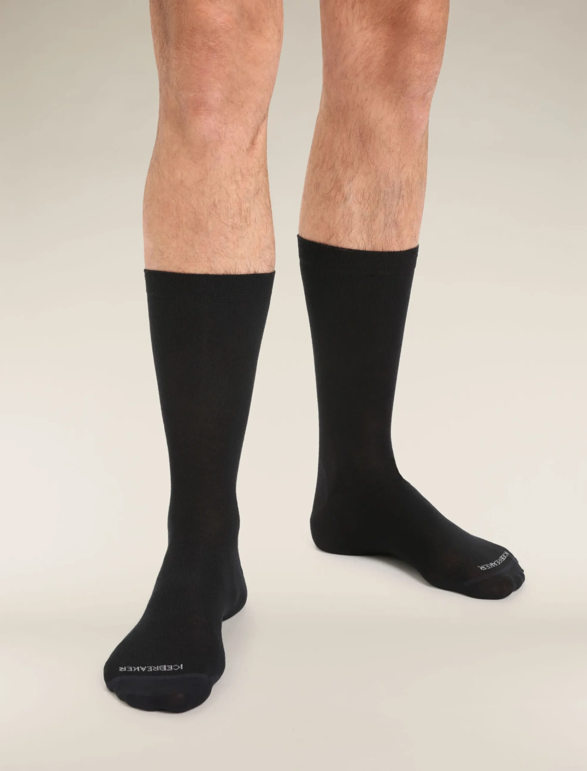 Clearance Icebreaker Merino Lifestyle Fine Gauge Crew Socks Herren Black