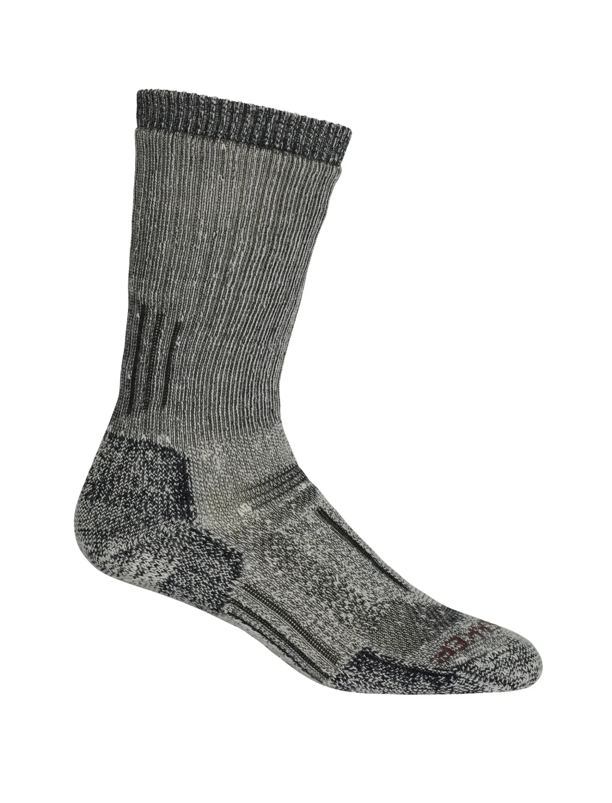 Fashion Icebreaker Merino Mountaineer Socken Wadenmitte Damen Jet Heather/Espresso