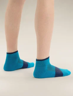 Store Icebreaker Merino Multisport Light Socken Miniherren Geo Blue/Royal Navy