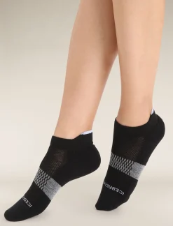 Best Icebreaker Merino Multisport Light Socken Micro Damen Black/Snow