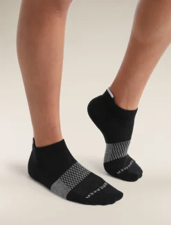 Best Icebreaker Merino Multisport Light Socken Micro Damen Black/Snow