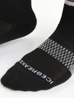 Shop Icebreaker Merino Multisport Light Socken Minidamen Black/Snow