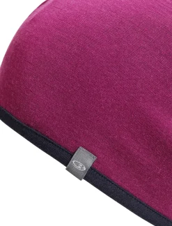 Store Icebreaker Merino Pocket Beanie Unisex Go Berry/Midnight Navy