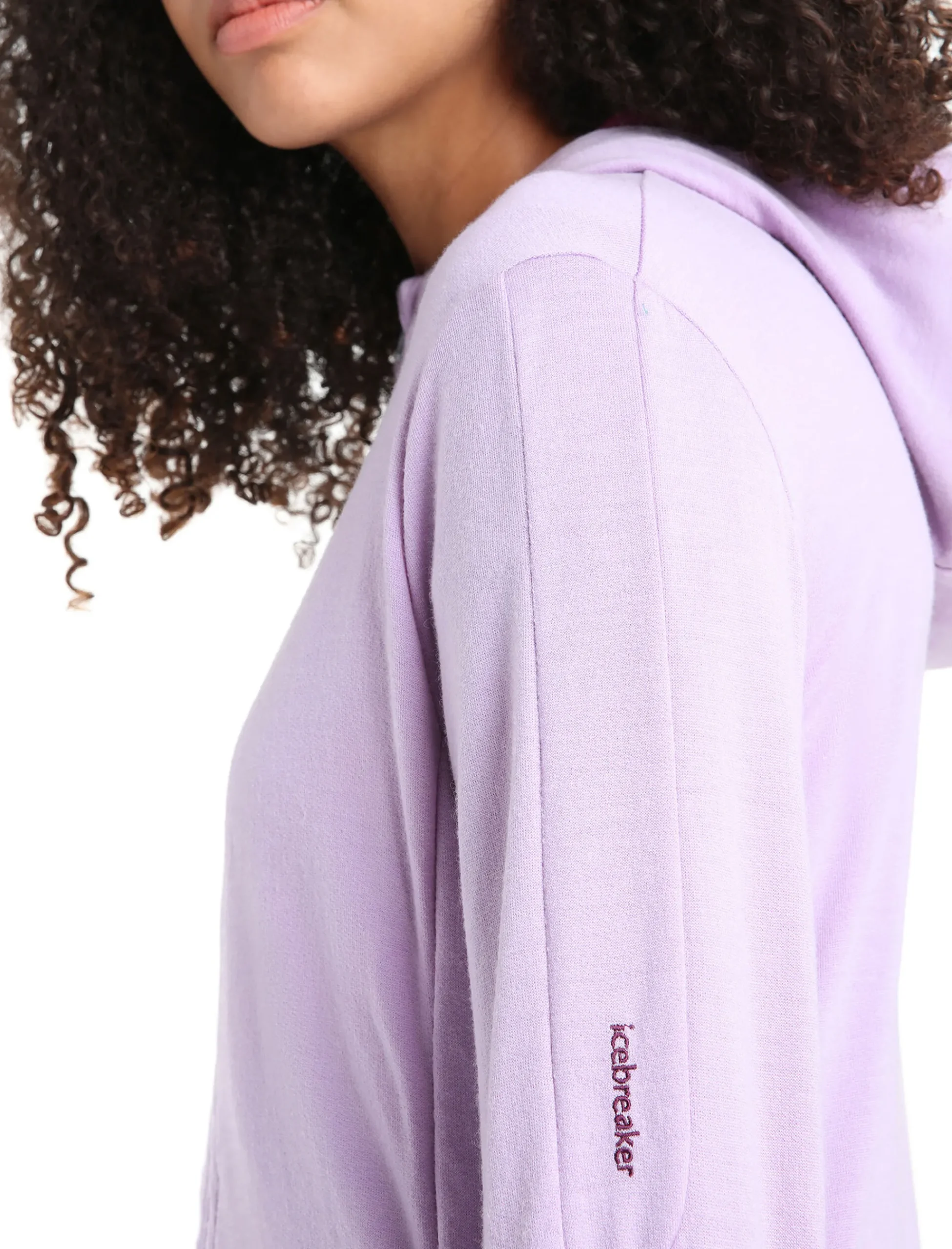 Cheap Icebreaker Merino Quantum Iii Zip-Hoodie Damen Purple Gaze/Go Berry