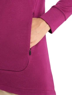 Outlet Icebreaker Merino Quantum Iii Zip-Jacke Damen Go Berry