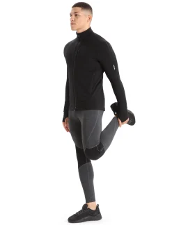 Cheap Icebreaker Merino Quantum Iii Zip-Jacke Herren Black